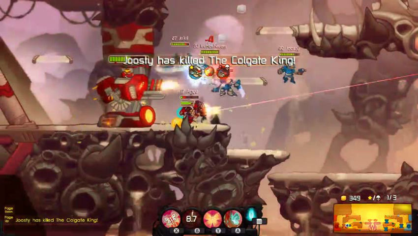 Castle Crashers, Awesomenauts, Worms Armageddon (Drunk)